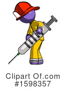 Purple Design Mascot Clipart #1598357 by Leo Blanchette
