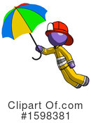 Purple Design Mascot Clipart #1598381 by Leo Blanchette