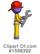 Purple Design Mascot Clipart #1598392 by Leo Blanchette