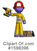 Purple Design Mascot Clipart #1598396 by Leo Blanchette