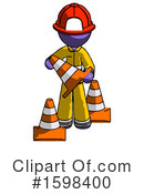 Purple Design Mascot Clipart #1598400 by Leo Blanchette