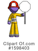Purple Design Mascot Clipart #1598403 by Leo Blanchette