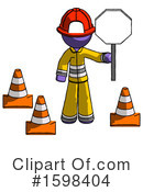 Purple Design Mascot Clipart #1598404 by Leo Blanchette