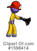 Purple Design Mascot Clipart #1598414 by Leo Blanchette