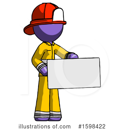 Royalty-Free (RF) Purple Design Mascot Clipart Illustration by Leo Blanchette - Stock Sample #1598422