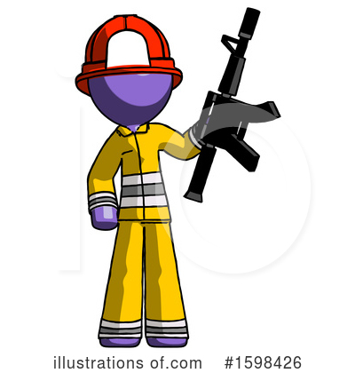 Royalty-Free (RF) Purple Design Mascot Clipart Illustration by Leo Blanchette - Stock Sample #1598426