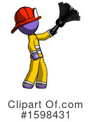Purple Design Mascot Clipart #1598431 by Leo Blanchette