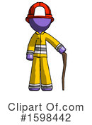 Purple Design Mascot Clipart #1598442 by Leo Blanchette