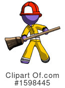 Purple Design Mascot Clipart #1598445 by Leo Blanchette