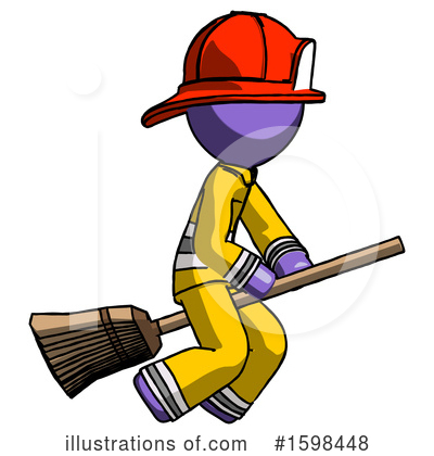 Royalty-Free (RF) Purple Design Mascot Clipart Illustration by Leo Blanchette - Stock Sample #1598448
