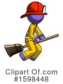 Purple Design Mascot Clipart #1598448 by Leo Blanchette