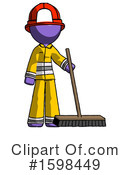 Purple Design Mascot Clipart #1598449 by Leo Blanchette