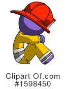 Purple Design Mascot Clipart #1598450 by Leo Blanchette