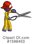 Purple Design Mascot Clipart #1598453 by Leo Blanchette