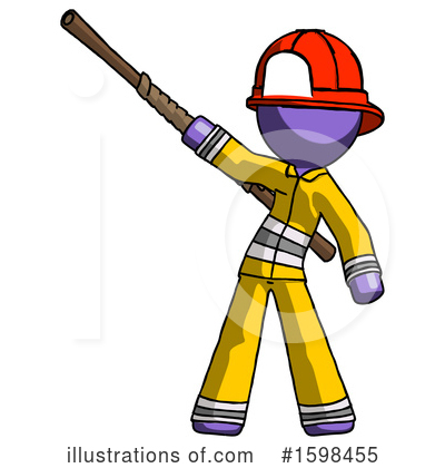 Royalty-Free (RF) Purple Design Mascot Clipart Illustration by Leo Blanchette - Stock Sample #1598455