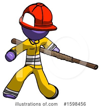 Royalty-Free (RF) Purple Design Mascot Clipart Illustration by Leo Blanchette - Stock Sample #1598456