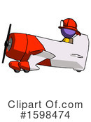 Purple Design Mascot Clipart #1598474 by Leo Blanchette
