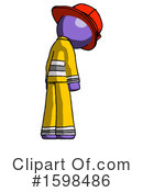 Purple Design Mascot Clipart #1598486 by Leo Blanchette