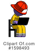 Purple Design Mascot Clipart #1598493 by Leo Blanchette