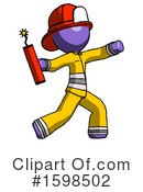 Purple Design Mascot Clipart #1598502 by Leo Blanchette