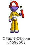 Purple Design Mascot Clipart #1598503 by Leo Blanchette