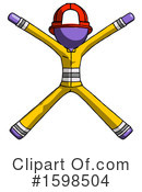 Purple Design Mascot Clipart #1598504 by Leo Blanchette