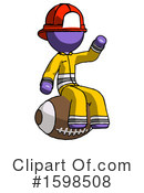 Purple Design Mascot Clipart #1598508 by Leo Blanchette