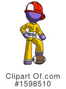 Purple Design Mascot Clipart #1598510 by Leo Blanchette