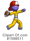 Purple Design Mascot Clipart #1598511 by Leo Blanchette