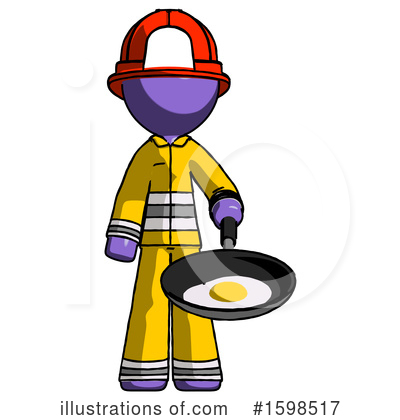 Royalty-Free (RF) Purple Design Mascot Clipart Illustration by Leo Blanchette - Stock Sample #1598517