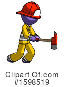 Purple Design Mascot Clipart #1598519 by Leo Blanchette