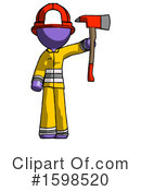 Purple Design Mascot Clipart #1598520 by Leo Blanchette