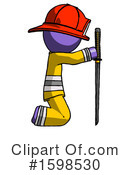 Purple Design Mascot Clipart #1598530 by Leo Blanchette