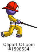 Purple Design Mascot Clipart #1598534 by Leo Blanchette
