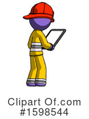 Purple Design Mascot Clipart #1598544 by Leo Blanchette