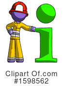 Purple Design Mascot Clipart #1598562 by Leo Blanchette