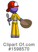 Purple Design Mascot Clipart #1598570 by Leo Blanchette