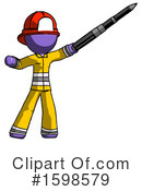 Purple Design Mascot Clipart #1598579 by Leo Blanchette