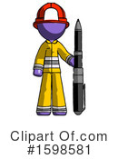 Purple Design Mascot Clipart #1598581 by Leo Blanchette