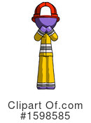 Purple Design Mascot Clipart #1598585 by Leo Blanchette