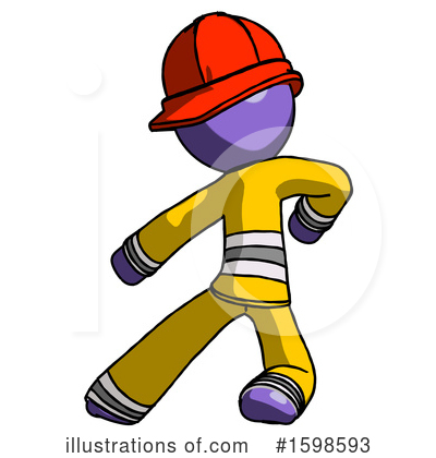 Royalty-Free (RF) Purple Design Mascot Clipart Illustration by Leo Blanchette - Stock Sample #1598593