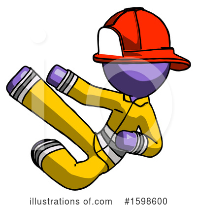 Royalty-Free (RF) Purple Design Mascot Clipart Illustration by Leo Blanchette - Stock Sample #1598600