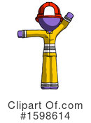 Purple Design Mascot Clipart #1598614 by Leo Blanchette