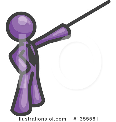Purple Mascot Clipart #1355581 by Leo Blanchette