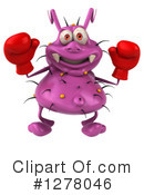 Purple Virus Clipart #1278046 by Julos