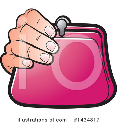 Coin Purse Clipart #1434817 by Lal Perera