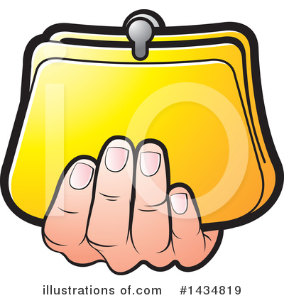 Coin Purse Clipart #1434819 by Lal Perera