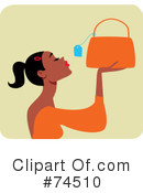 Purse Clipart #74510 by Monica