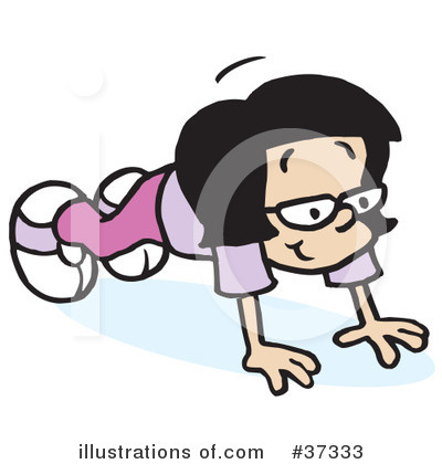 Pushup Clipart #37333 by Johnny Sajem