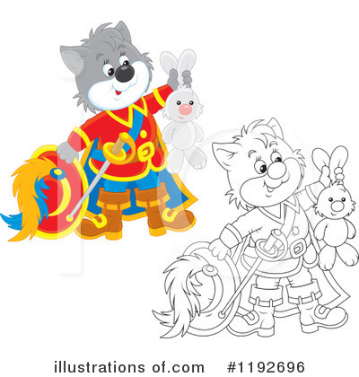 Royalty-Free (RF) Puss In Boots Clipart Illustration by Alex Bannykh - Stock Sample #1192696